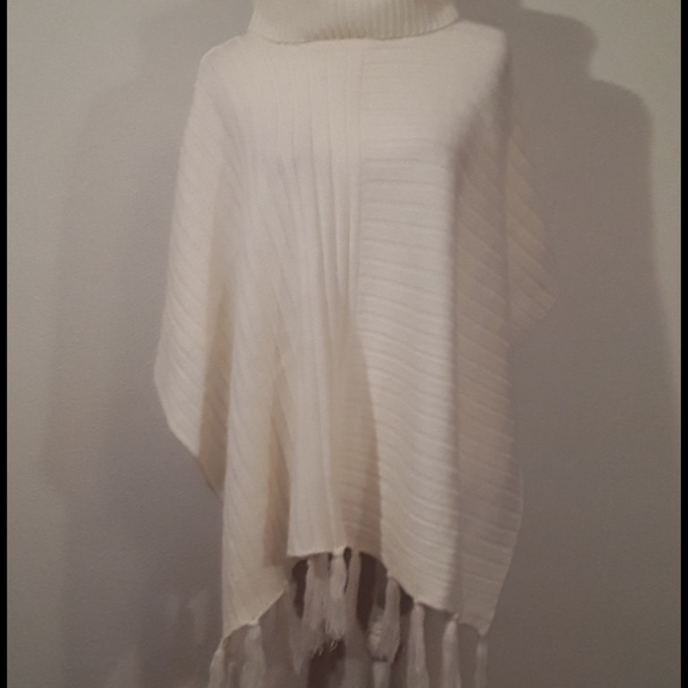 The Limited white /off white poncho